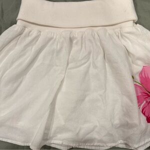 Vintage Garage white skirt